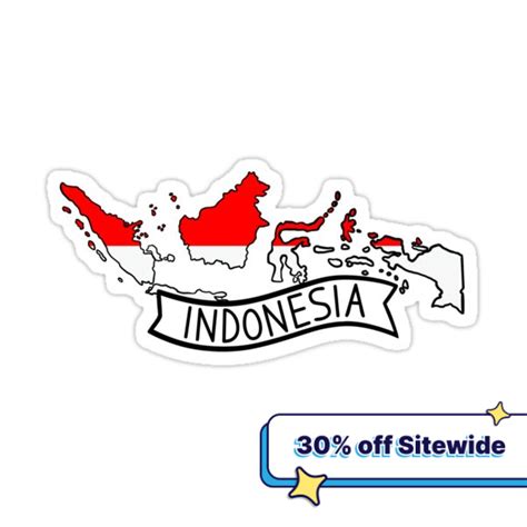 Image result for Indonesia Map Sticker