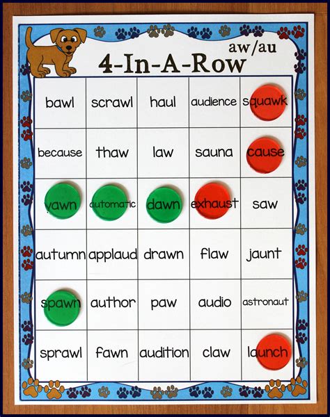 Activities for Teaching the au/aw Digraphs - Blog MakeTakeTeach