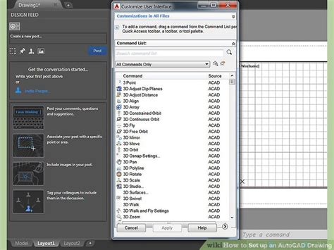 Setup AutoCAD Drawing 的图像结果