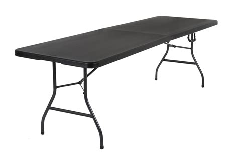 Cosco 8 Foot Centerfold Folding Table, Black - Walmart.com
