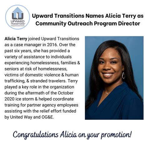 Join us in congratulating Alicia Terry as we welcome her to a new role ...