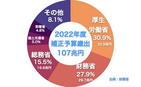 わかりやすく解説！日本史上過去最大の2022年度国家予算107兆円とは | あおりんごの経済と金融