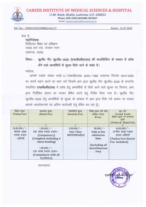 Career Institute of Medical Sciences & Hospital