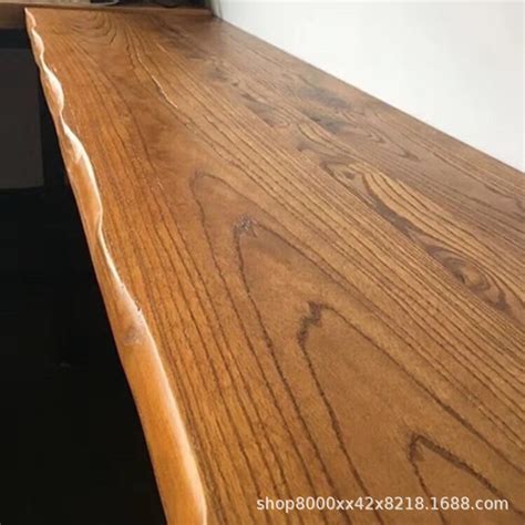 厂家定做批发老榆木门板 风化老榆木原木桌面 旧木板 实木吧台板-阿里巴巴