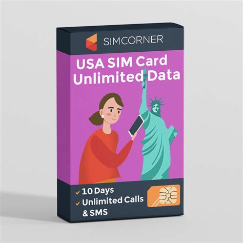 USA SIM Card for Travel to the USA. PrePaid. T-Mobile network with ...