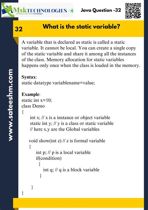 Image result for What Is Static Variable