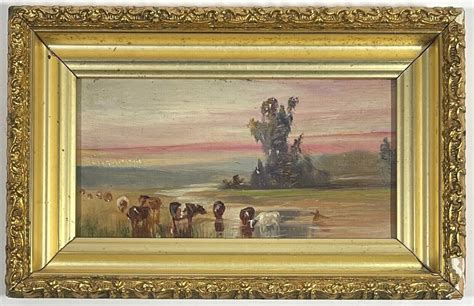 Jasper Francis Cropsey (1823-1900) Hudson River School Miniature Oil ...