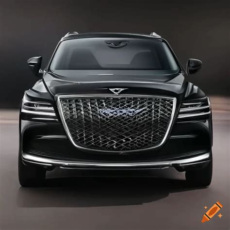 Rear view of a 2023 genesis gv80 on Craiyon