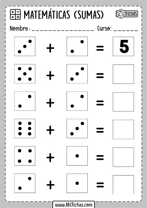 Ejercicios De Sumas Para Niños De Preescolar Para Imprimir – IVRCQB