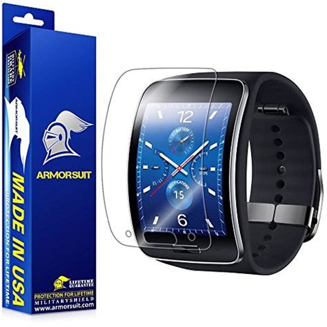 ArmorSuit MilitaryShield - Samsung Gear S Screen Protector Anti-Bubble ...