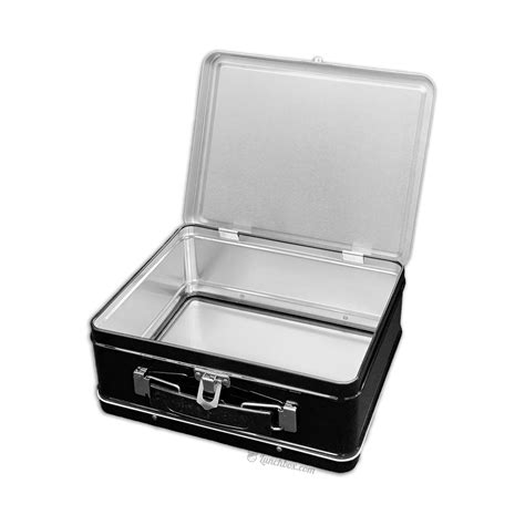 Plain Black Lunch Box | Lunchbox.com
