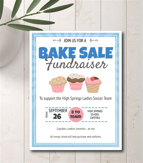 Bake Sale Fundraiser Flyer Samples Kerst Bak Verkoop Fundraiser Flyer