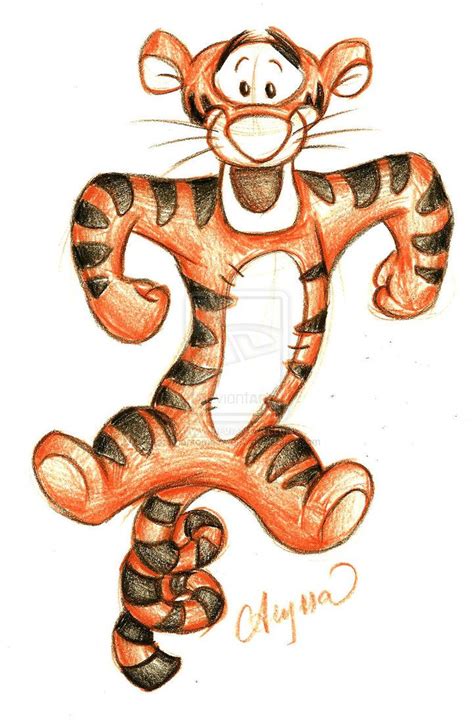 Image result for Easy Tigger Drawing
