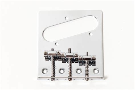 CHROME LEFT HANDED TELECASTER BRIDGE - Clandestine Guitars | Tienda online de repuestos de guitarra