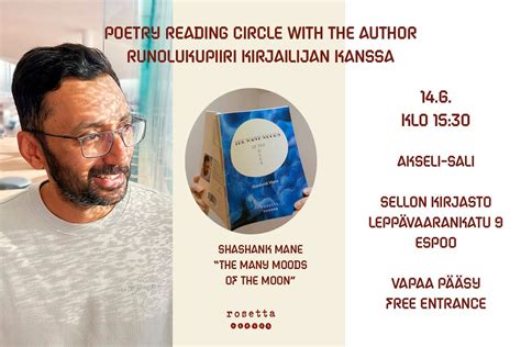 Runolukupiiri/ Reading circle "The Many Moods of the Moon"-Shashank ...