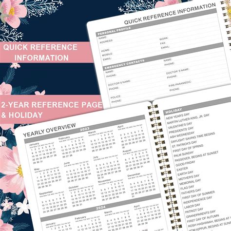2023-2024 Livro de Compromissos Semanal & Planner - | Ubuy India