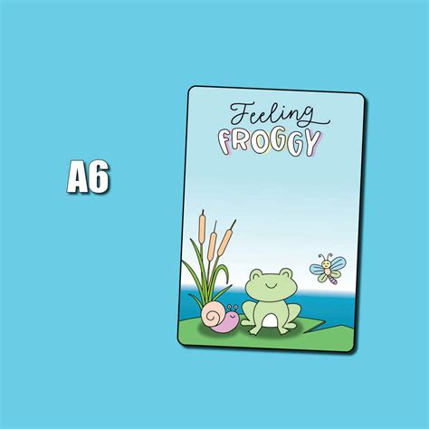 Feeling Froggy Jumbo Sticker – Shine Sticker Studio