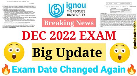 Image result for IGNOU Exam Update