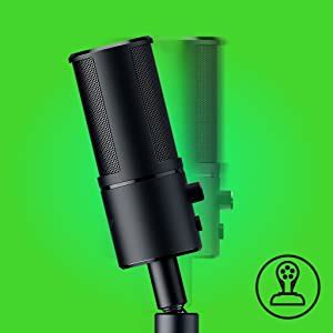 Razer Seiren Emote Streaming Microphone: 8-Bit Emoticon LED Display ...