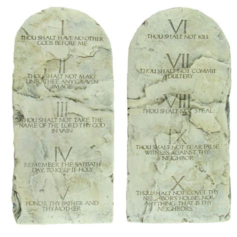 Buy Supportiback Treasure Gurus The Ten Commandments s Cast Stone Set ...