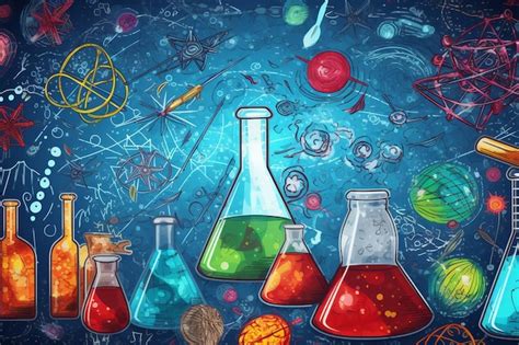Science Theme Background Design 的图像结果