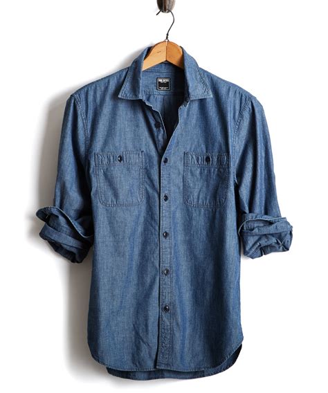 Chambray Work Shirt at Yvonne Hosford blog