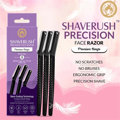Buy MOM & WORLD SHAVERUSH WOMEN PRECISION FACE RAZORS-5 IN 1 - PACK OF ...