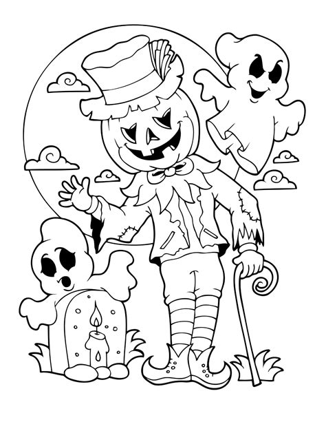 Halloween Coloring Pages for Adults & Kids 70 Halloween | Etsy