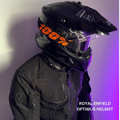 ROYAL ENFIELD OFF ROADING MOTO CROSS OPTIMUS DUAL SPORT HELMET - GLOSS ...