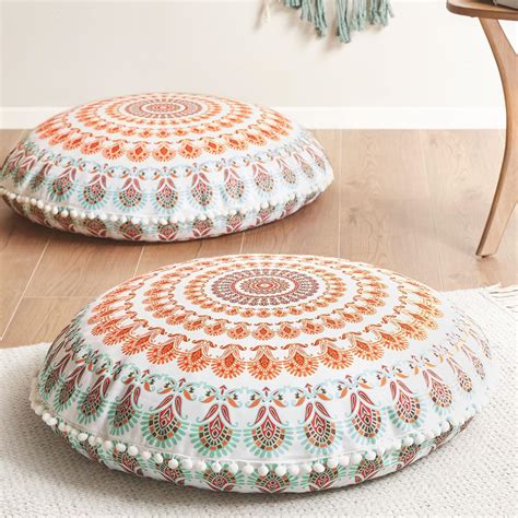 Amazon.com: Tatami Cushion,Floor Cushion for Balcony Outdoor,Round ...