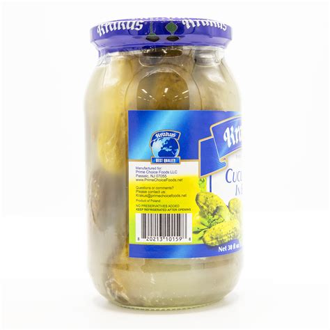 KRAKUS 30oz CUCUMBERS IN BRINE - European Food Express