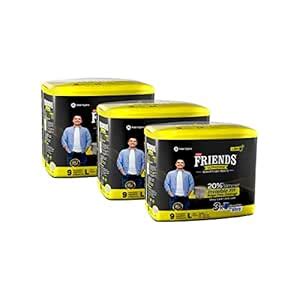 Friends UltraThinz Slim Fit Adult Diapers (Dry Pants) for Men - Large ...