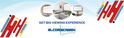 ELCOR PRO Series Tripod Mount Projection Screen 84" Diagonal [50 ...