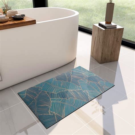 Amazon.com: Bath Mat,Ultra Thin Bath Rugs,Rubber Bath Mats for Bathroom ...