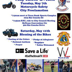 Motorcycle Safety City Proclamation - San Angelo, TX, McNease ...