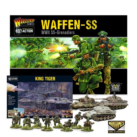Buy Wargames Delivered Bolt Action Miniatures - Waffen SS Troop Set and ...