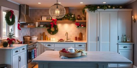 Kitchen Christmas Decorating Ideas: A Merry Space Makeover