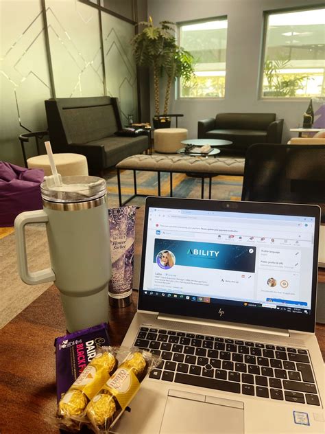 Indulging in a sweet moment at Ability ! Grateful for a healthy work ...