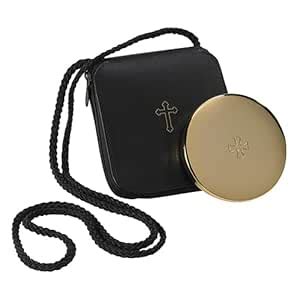 Christian Brands Gold Finish Pyx with Leather Burse : Amazon.in: Car ...