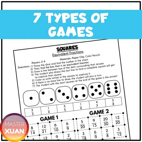 5 Fun Printable Math Board Games To Engage And Educate Primary Students ~ Master Xuan