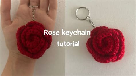 Image result for Rose Keychain Crochet Tutorial