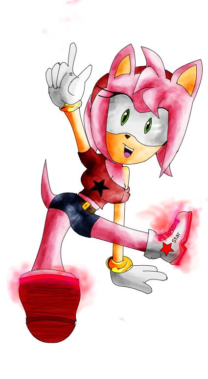 Amy Rose Dancing by twirl2 on DeviantArt
