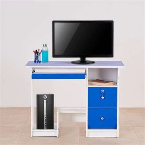 Buy Helios Kidopia Kids Computer Table - White and Blue from Helios by ...