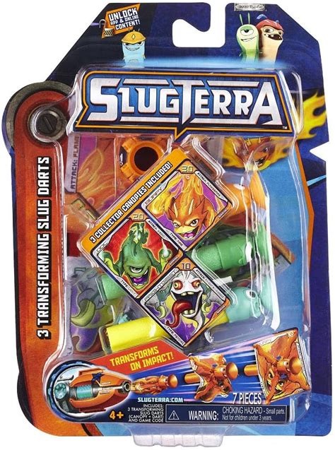 Buy Slugterra Transforming Slug Darts Burpy v2, Doc v2, and Frightgeist ...