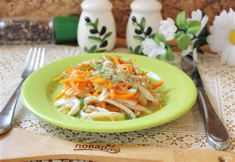 Кальмары с луком на сковороде - пошаговый рецепт с фото на Повар.ру