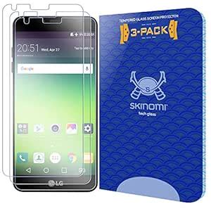 LG G6 Screen Protector (3-Pack), Skinomi Tech Glass Screen Protector ...