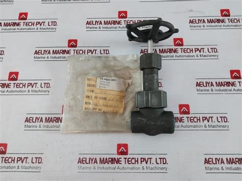Henry Vogt Sw5-9851 Steel Socket Weld Valve E-40933 R4 Lv-9025-0001 ...