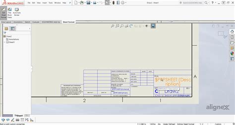 Image result for SolidWorks Drawing Sheet Format