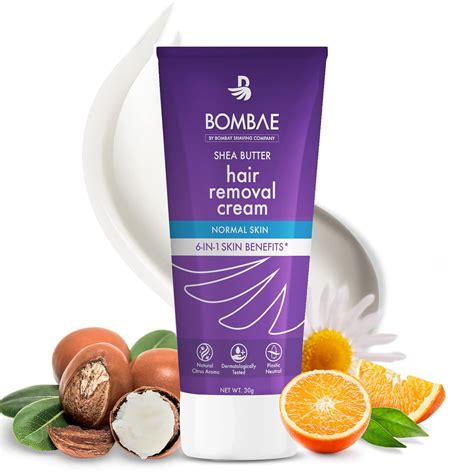 Buy Bombae Shea Butter Hair Removal Cream For Women | Suitable For ...