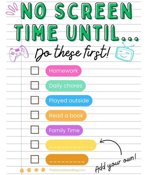 Why Our Family Doesn't Limit Screen Time + Printable Screentime Checklist | Screen time, Screen ...